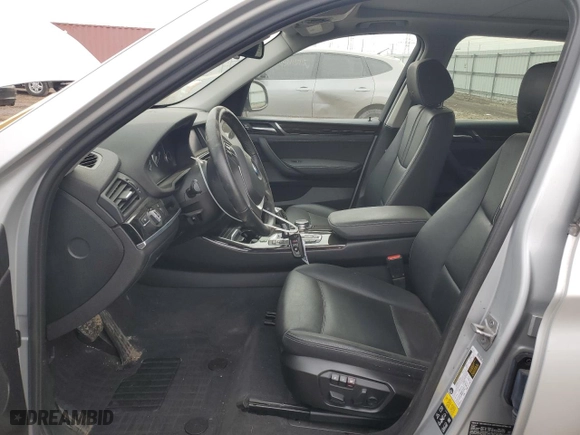 2016 BMW X3 xDrive28i with VIN 5UXWX9C59G0D88293, listed as a Copart auction lot 44613195 with 53,440 mi miles and Salvage Title. Bid and sale history available at carsss.com. Image 7.