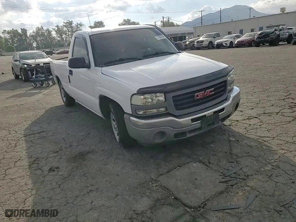 2005 GMC Sierra 1500 Work Truck with VIN 1GTEC14X35Z349764, listed as a Copart auction lot 71607804 with 142,370 mi miles and Salvage Title. Bid and sale history available at carsss.com. Image 10.