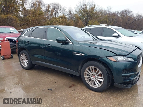 2017 Jaguar F-PACE 20d Prestige with VIN SADCK2BN4HA490089, listed as a IAAI auction lot 41457625 with 81,503 mi miles. Bid and sale history available at carsss.com. Image 13.