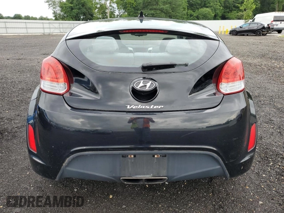 2012 Hyundai Veloster w/Black Int with VIN KMHTC6AD8CU027450, listed as a Copart auction lot 63756415 with 89,037 mi miles and Salvage title. Bid and sale history available at DreamBid. Image 6.