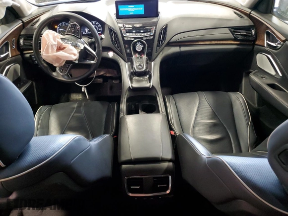 2019 Acura RDX Advance with VIN 5J8TC2H73KL013202, listed as a Copart auction lot 46850345 with 39,596 mi miles and Salvage Title. Bid and sale history available at DreamBid. Image 8.