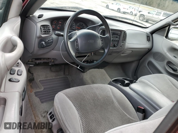 1997 Ford F-150 XL with VIN 1FTDX18W7VKC99428, listed as a Copart auction lot 45921715 with 158,791 mi miles and Salvage Title. Bid and sale history available at carsss.com. Image 8.