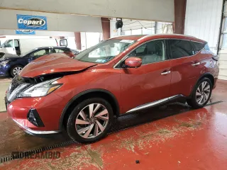 2020 Nissan Murano SL z VIN 5N1AZ2CS5LN112525, wystawiony jako Copart lot #55737965 z przebiegiem 44 613 mil mil oraz Szkoda całkowita • Salvage title. Historia ofert i sprzedaży dostępna na DreamBid. Obrazek 1.