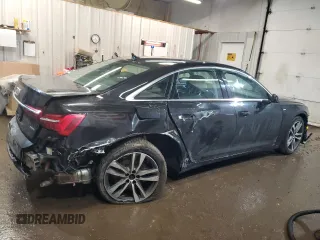 2019 Audi A6 Premium with VIN WAUK2AF23KN019081, listed as a Copart auction lot 48177075 with 103,464 mi miles and Salvage Title. Bid and sale history available at carsss.com. Image 3.
