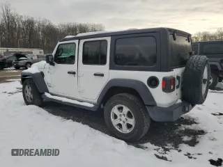 2020 Jeep Wrangler Unlimited Sport S z VIN 1C4HJXDG2LW196539, wystawiony jako Copart lot #41425095 z przebiegiem 57 993 mil mil oraz Szkoda całkowita • Salvage title. Historia ofert i sprzedaży dostępna na DreamBid. Obrazek 2.
