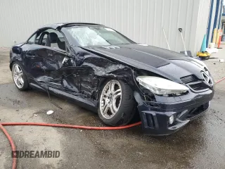 2007 Mercedes-Benz SLK-Class 5.5L AMG with VIN WDBWK73FX7F144982, listed as a Copart auction lot 81368744 with 0 mi miles and Salvage Title. Bid and sale history available at carsss.com. Image 4.