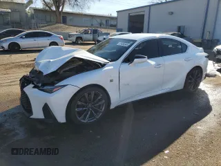 2021 Lexus IS with VIN JTHGZ1B26M5038851, listed as a Copart auction lot 81835344 with 74,839 mi miles and Salvage Title. Bid and sale history available at carsss.com. Image 1.