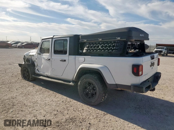 2023 Jeep Gladiator Texas Trail z VIN 1C6HJTAGXPL571931, wystawiony jako Copart lot #57955995 z przebiegiem 25 611 mil mil oraz Szkoda całkowita • Salvage title. Historia ofert i sprzedaży dostępna na DreamBid. Obrazek 2.