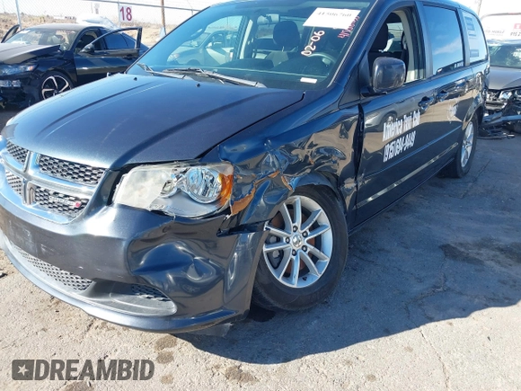 2014 Dodge Grand Caravan SXT 30th Anniversary with VIN 2C4RDGCG0ER264152, listed as a IAAI auction lot 41506760 with 144,903 mi miles and . Bid and sale history available at DreamBid. Image 6.