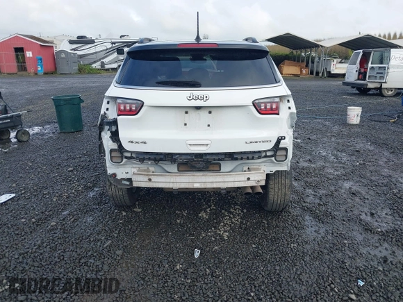 2022 Jeep Compass Limited with VIN 3C4NJDCB3NT203580, listed as a IAAI auction lot 42011823 with 34,844 mi miles and . Bid and sale history available at DreamBid. Image 17.
