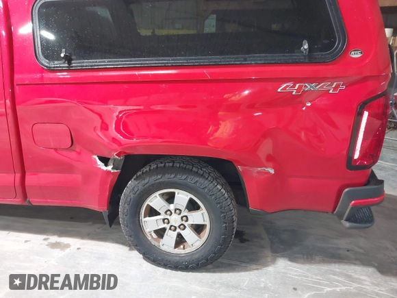 2019 Chevrolet Colorado 4WD Work Truck with VIN 1GCGTBEN8K1103282, listed as a IAAI auction lot 41987868 with 212,781 mi miles. Bid and sale history available at carsss.com. Image 20.