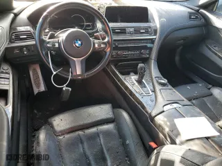 2016 BMW 6 Series 640i with VIN WBA6D0C59GD927794, listed as a Copart auction lot 81886384 with 0 mi miles and Salvage Title. Bid and sale history available at carsss.com. Image 8.