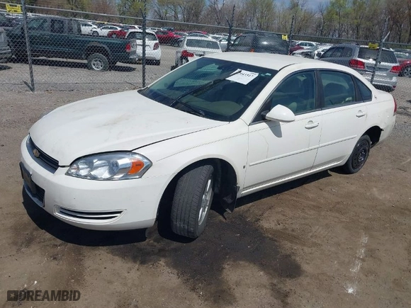2008 Chevrolet Impala LT with VIN 2G1WT58K681198208, listed as a IAAI auction lot 42043517 with 162,830 mi miles. Bid and sale history available at carsss.com. Image 2.