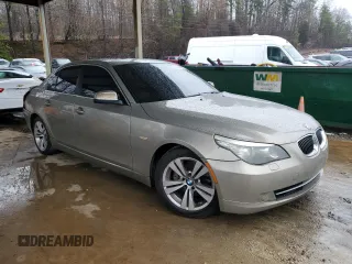 2010 BMW 5 Series 528i with VIN WBANU5C55AC364247, listed as a Copart auction lot 44917025 with 179,122 mi miles and Salvage Title. Bid and sale history available at carsss.com. Image 4.