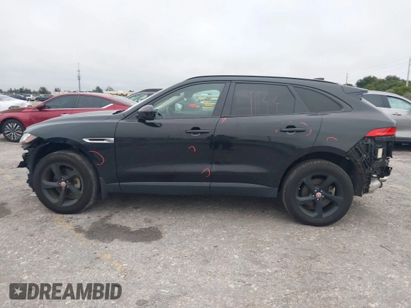 2018 Jaguar F-Pace 25t Premium with VIN SADCJ2FX2JA270891, listed as a IAAI auction lot 41381282 with 75,779 mi miles and . Bid and sale history available at DreamBid. Image 15.