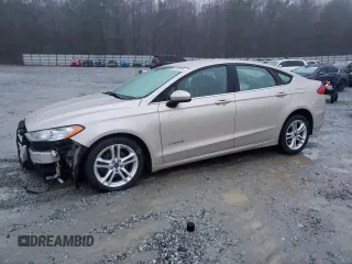 2018 Ford Fusion Hybrid S with VIN 3FA6P0UU9JR142289, listed as a Copart auction lot 83836914 with 75,175 mi miles and Salvage Title. Bid and sale history available at carsss.com. Image 1.