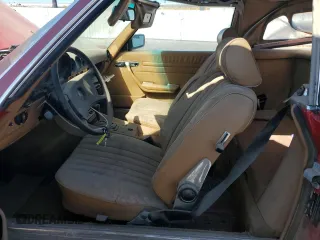 1985 Mercedes-Benz SL with VIN WDBBA45C9FA017476, listed as a Copart auction lot 74177774 with 135,805 mi miles and Salvage title. Bid and sale history available at DreamBid. Image 7.
