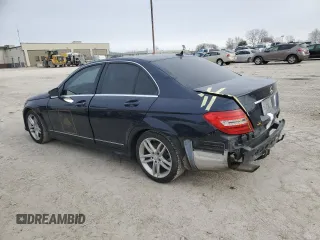 2014 Mercedes-Benz C 250 Sport with VIN WDDGF4HB7EG199014, listed as a Copart auction lot 83358944 with 160,158 mi miles and Non repairable. Bid and sale history available at DreamBid. Image 2.