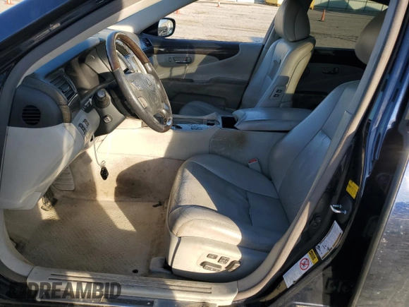 2008 Lexus LS 460 with VIN JTHBL46F085067469, listed as a Copart auction lot 46296345 with 191,298 mi miles and Non Repairable. Bid and sale history available at carsss.com. Image 7.