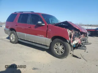 2002 Mercury Mountaineer with VIN 4M2DU86W92UJ26086, listed as a Copart auction lot 46893515 with 177,330 mi miles and Salvage title. Bid and sale history available at DreamBid. Image 4.