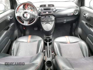 2013 FIAT 500e with VIN 3C3CFFGE7DT712695, listed as a Copart auction lot 87768005 with 43,490 mi miles and Salvage Title. Bid and sale history available at carsss.com. Image 8.