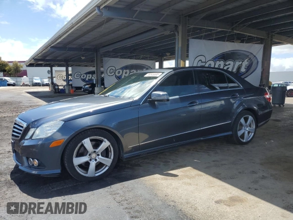 2010 Mercedes-Benz E 350 Luxury with VIN WDDHF5GB7AA185929, listed as a Copart auction lot 56546695 with 130,659 mi miles and Clean title. Bid and sale history available at DreamBid. Image 1.