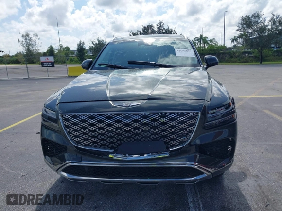 2025 Genesis GV80 Standard with VIN KMUHFESB8SU248051, listed as a IAAI auction lot 42652097 with 8,960 mi miles and . Bid and sale history available at DreamBid. Image 6.