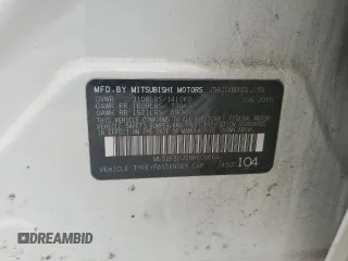 2017 Mitsubishi Mirage G4 ES with VIN ML32F3FJ2HHF09664, listed as a Copart auction lot 49773765 with 134,596 mi miles and Salvage Title. Bid and sale history available at carsss.com. Image 12.