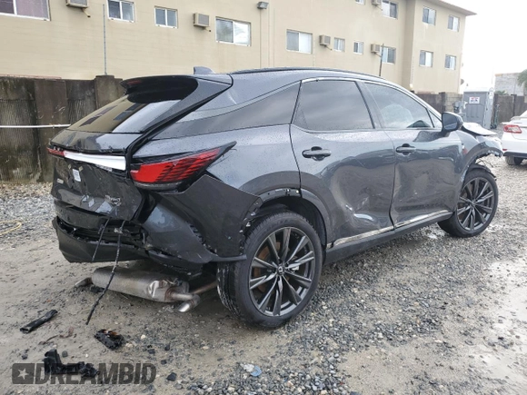 2024 Lexus RX 350 with VIN 2T2BAMCA4RC045510, listed as a Copart auction lot 75090704 with 6,859 mi miles and Salvage Title. Bid and sale history available at DreamBid. Image 3.