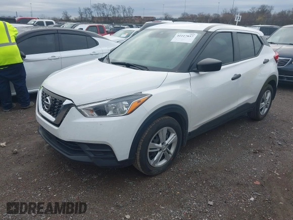 2020 Nissan Kicks S with VIN 3N1CP5BV7LL546450, listed as a IAAI auction lot 41117857 with 117,957 mi miles and . Bid and sale history available at carsss.com. Image 2.