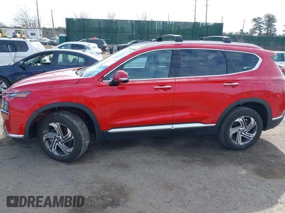 2022 Hyundai Santa Fe SEL with VIN 5NMS3DAJ7NH472301, listed as a IAAI auction lot 41634283 with 17,457 mi miles. Bid and sale history available at carsss.com. Image 14.