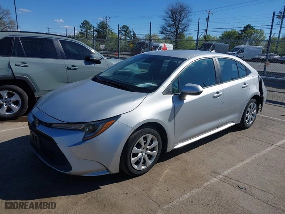 2021 Toyota Corolla LE with VIN 5YFEPMAE5MP173219, listed as a IAAI auction lot 41816423 with 64,451 mi miles. Bid and sale history available at carsss.com. Image 2.