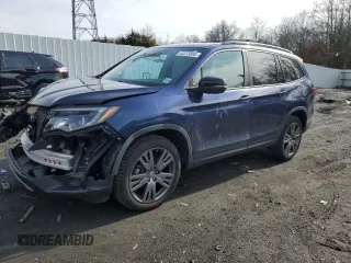 2022 Honda Pilot Sport with VIN 5FNYF6H3XNB043188, listed as a Copart auction lot 43375985 with 49,060 mi miles and Salvage Title. Bid and sale history available at carsss.com. Image 1.