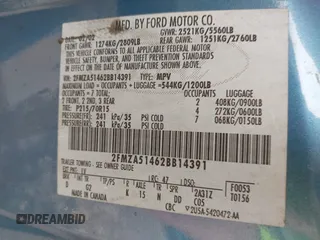 2002 Ford Windstar LX z VIN 2FMZA51462BB14391, wystawiony jako IAAI lot #41532786 z przebiegiem 124 310 mil mil oraz . Historia ofert i sprzedaży dostępna na DreamBid. Obrazek 9.