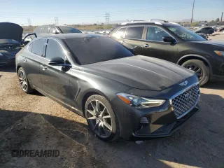 2019 Genesis G70 Dynamic with VIN KMTG34LE6KU015376, listed as a Copart auction lot 83714414 with 44,191 mi miles and Salvage Title. Bid and sale history available at DreamBid. Image 4.