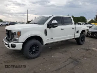 2021 Ford F-350 XL with VIN 1FT8W3BT3MED64626, listed as a Copart auction lot 62523114 with 83,753 mi miles and Salvage Title. Bid and sale history available at DreamBid. Image 1.