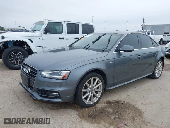 2016 Audi A4 Premium Plus with VIN WAUFFAFL2GN017733, listed as a IAAI auction lot 41589846 with 62,125 mi miles. Bid and sale history available at carsss.com. Image 18.