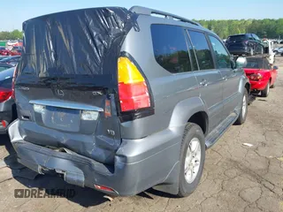 2004 Lexus GX 470 with VIN JTJBT20X340027964, listed as a IAAI auction lot 41985167 with 281,482 mi miles. Bid and sale history available at carsss.com. Image 4.