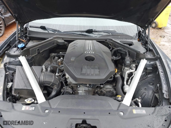 2019 Kia Stinger Premium with VIN KNAE25LAXK6059586, listed as a IAAI auction lot 40913071 with 48,511 mi miles. Bid and sale history available at carsss.com. Image 10.