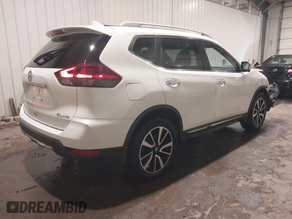 2019 Nissan Rogue SV with VIN 5N1AT2MV7KC747105, listed as a IAAI auction lot 41445027 with 40,958 mi miles. Bid and sale history available at carsss.com. Image 4.