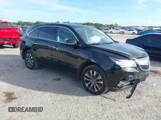 2014 Acura MDX Tech Pkg with VIN 5FRYD3H44EB020470, listed as a IAAI auction lot 40804069 with 112,995 mi miles. Bid and sale history available at carsss.com. Image 1.