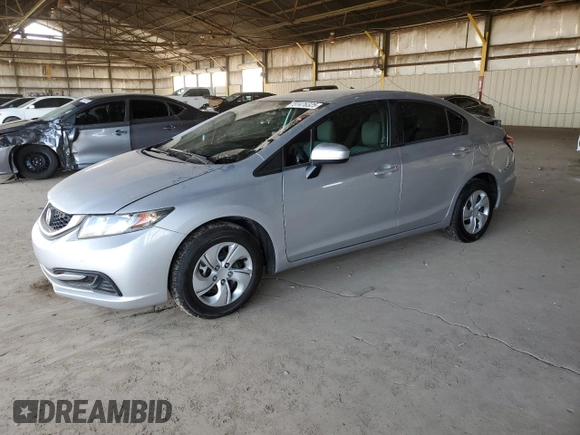 2014 Honda Civic Sedan LX with VIN 19XFB2F56EE018939, listed as a Copart auction lot 51476325 with 143,704 mi miles and Salvage Title. Bid and sale history available at carsss.com. Image 1.