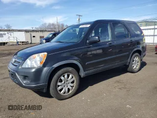 2006 Honda CR-V EX with VIN JHLRD78816C034828, listed as a Copart auction lot 53043985 with 195,897 mi miles and Salvage Title. Bid and sale history available at carsss.com. Image 1.
