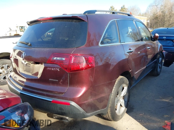 2013 Acura MDX with VIN 2HNYD2H29DH506219, listed as a IAAI auction lot 41325146 with 200,245 mi miles. Bid and sale history available at carsss.com. Image 4.