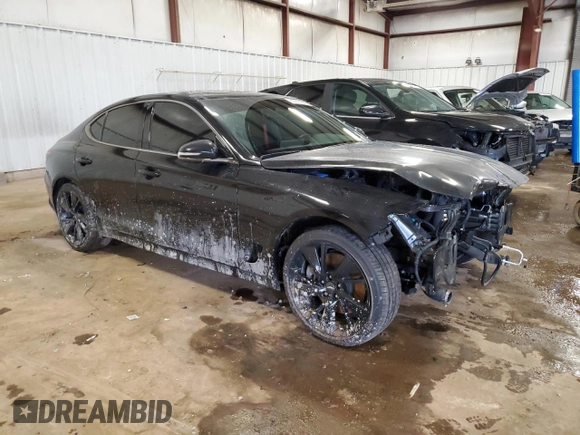 2022 Genesis G70 3.3T с VIN KMTG54TE5NU100899, выставлен на аукционе Copart как лот 47631595 с пробегом 33 269 миль миль и Чистый • Clean title. История ставок и продаж доступна на DreamBid. Изображение 4.