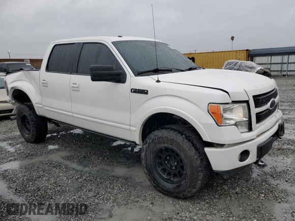 2012 Ford F-150 XL with VIN 1FTFW1ET1CFC09699, listed as a Copart auction lot 48253405 with 189,050 mi miles and Salvage Title. Bid and sale history available at carsss.com. Image 4.