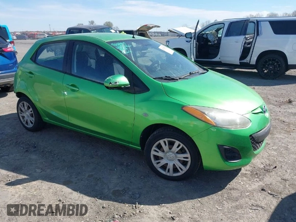 2013 Mazda Mazda2 Sport with VIN JM1DE1KY2D0155604, listed as a IAAI auction lot 41745512 with 150,253 mi miles. Bid and sale history available at carsss.com. Image 1.