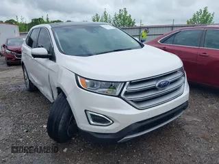 2017 Ford Edge Titanium z VIN 2FMPK4K88HBB51970, wystawiony jako IAAI lot #42212933 z przebiegiem 55 398 mil mil oraz . Historia ofert i sprzedaży dostępna na DreamBid. Obrazek 1.