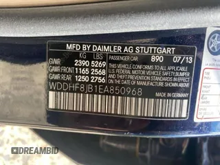 2014 Mercedes-Benz E-Class E 350 Luxury with VIN WDDHF8JB1EA850968, listed as a Copart auction lot 74992484 with 110,021 mi miles and Clean Title. Bid and sale history available at carsss.com. Image 10.