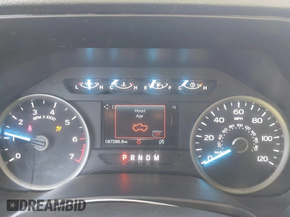 2020 Ford F-150 XL with VIN 1FTEW1C50LKD38606, listed as a IAAI auction lot 41323359 with 57,295 mi miles. Bid and sale history available at carsss.com. Image 7.